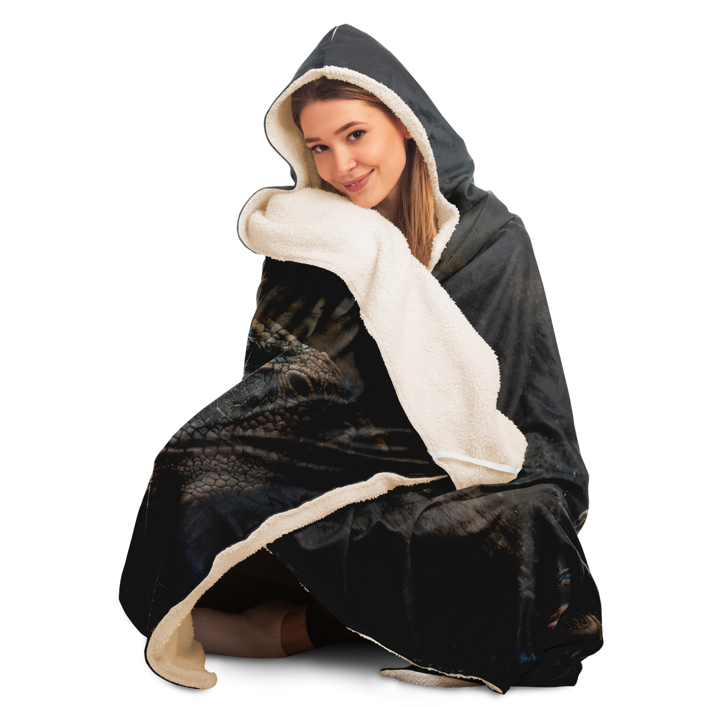 Queen's Legion Sky Knight Hooded Blanket