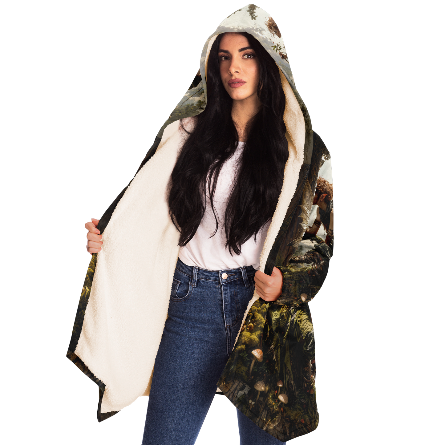 The Woodland Muse Microfleece Cloak