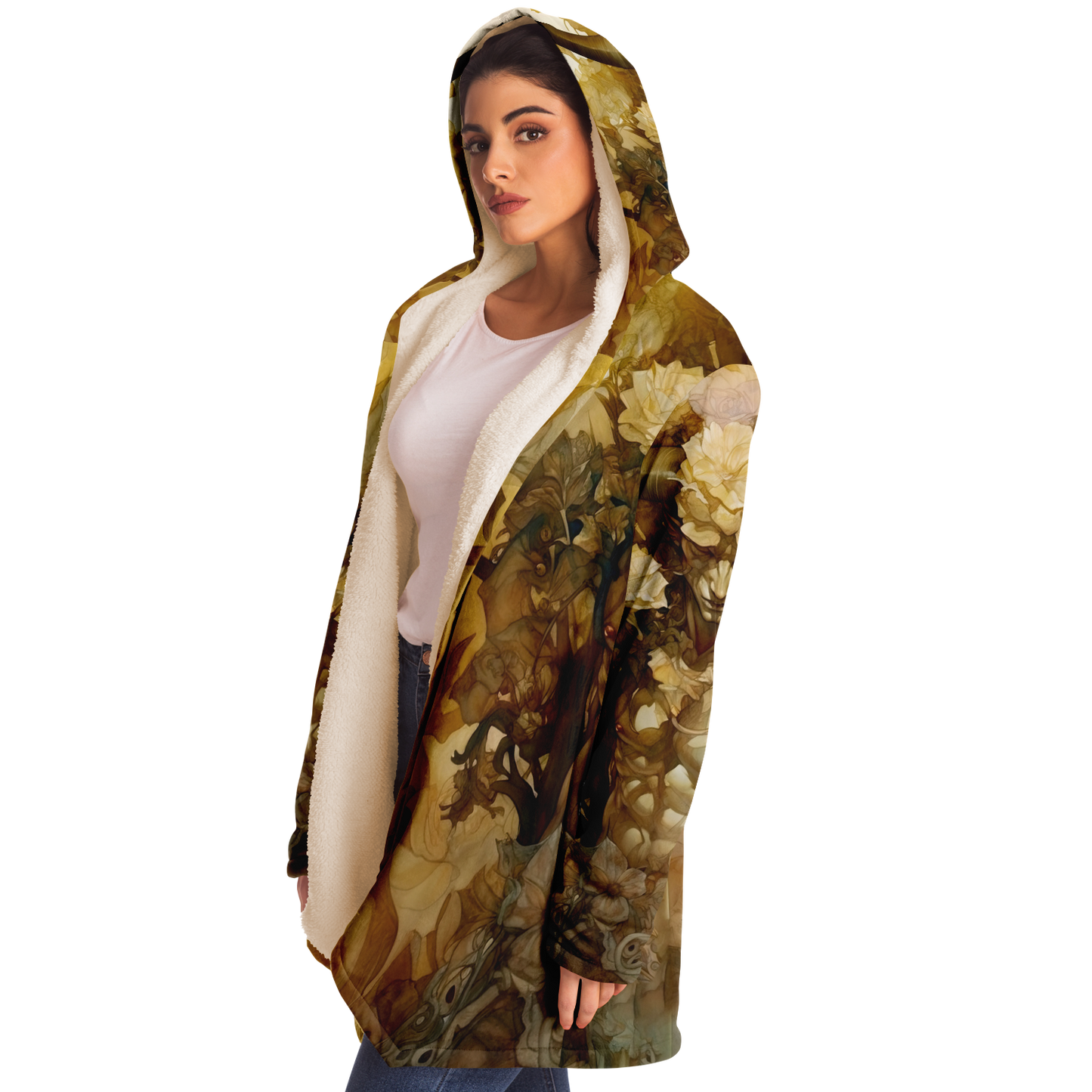 Golden Guardian Microfleece Cloak