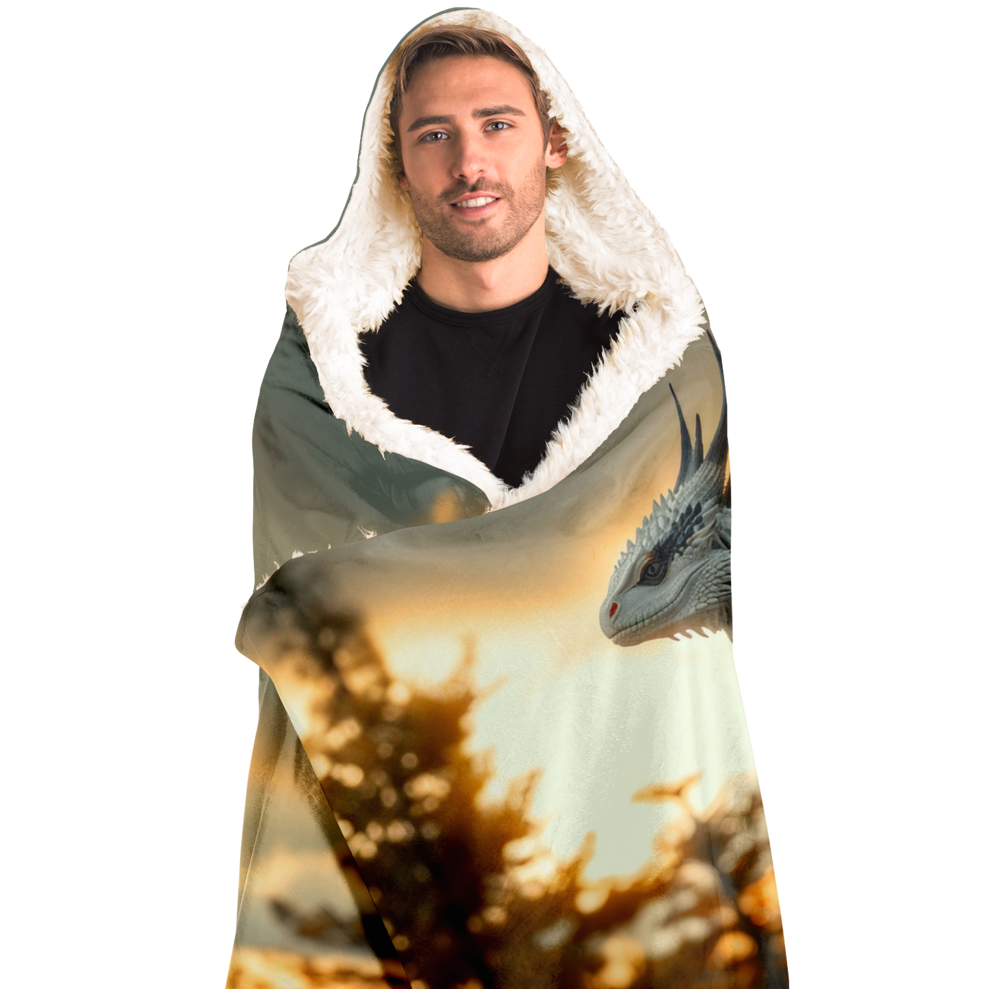 Dawnbringer Drake Hooded Blanket