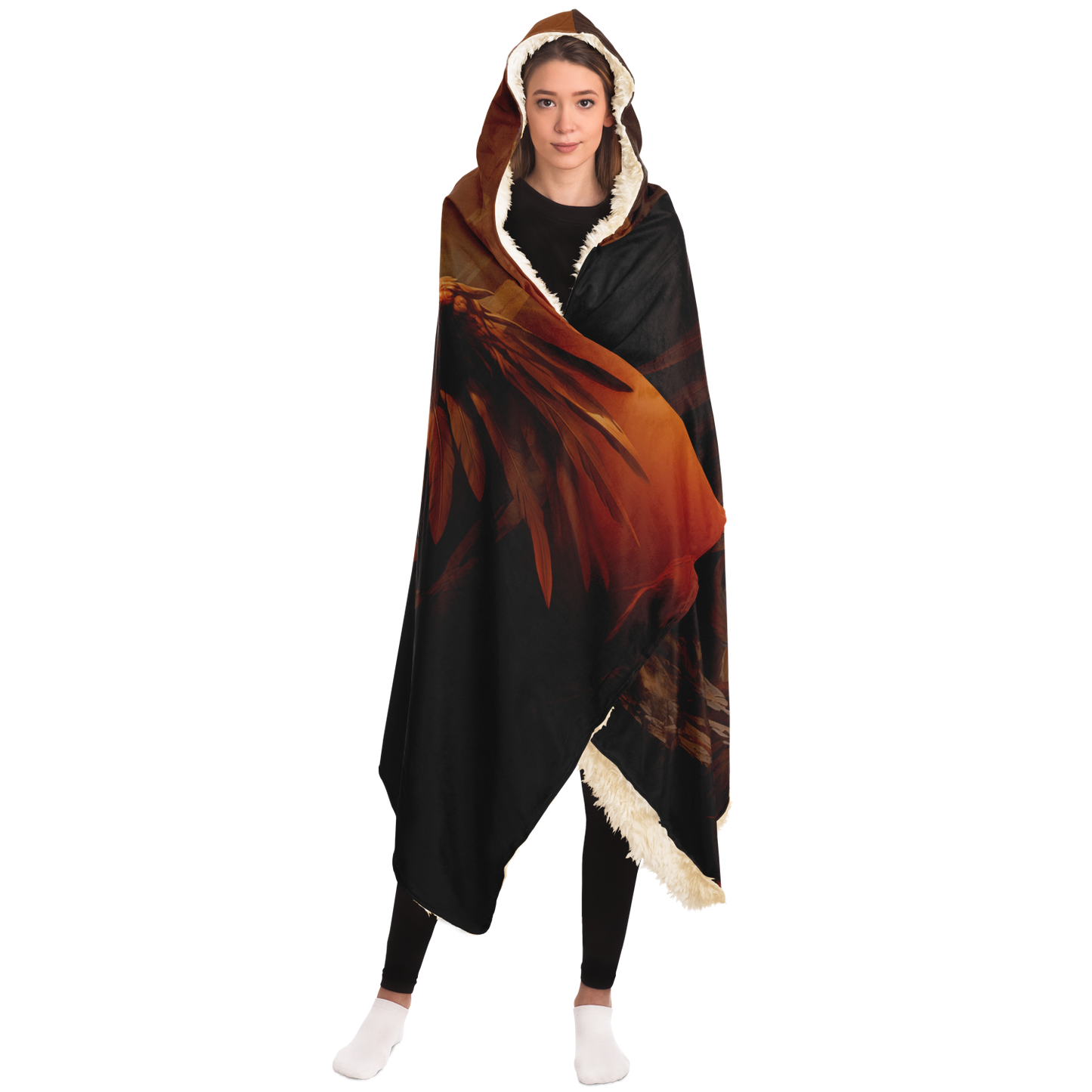 Inferno Griffon Hooded Blanket