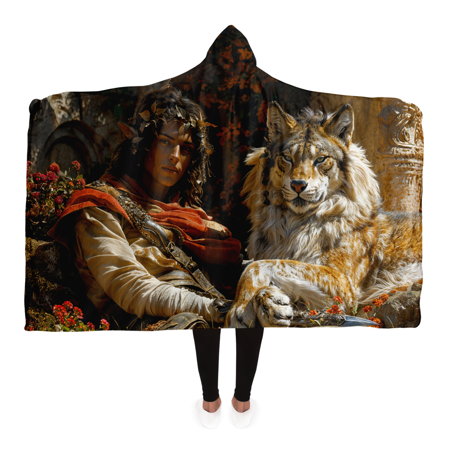 Guardians Of The Gateway Hooded Blanket