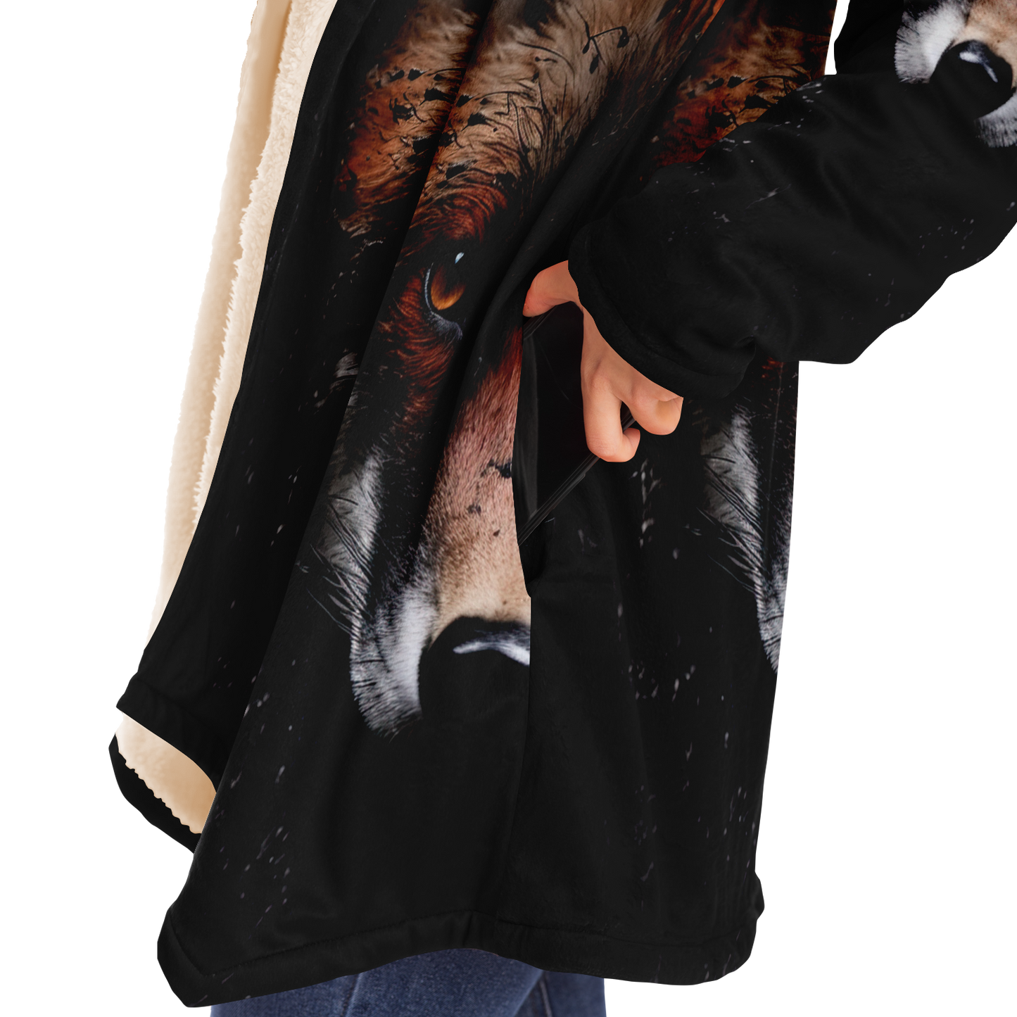 Fox Burst Microfleece Cloak