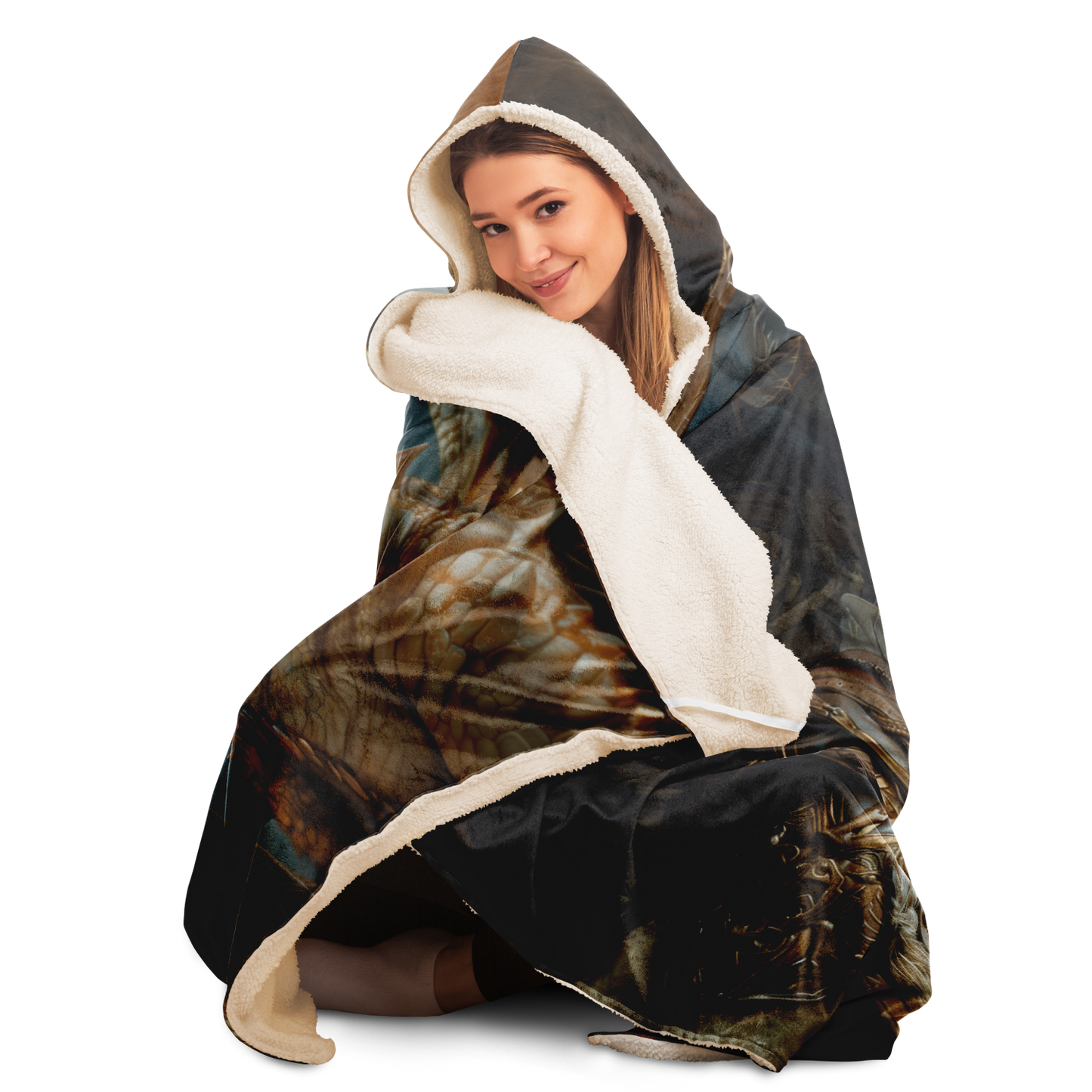 Stormriders of the Skies Hooded Blanket