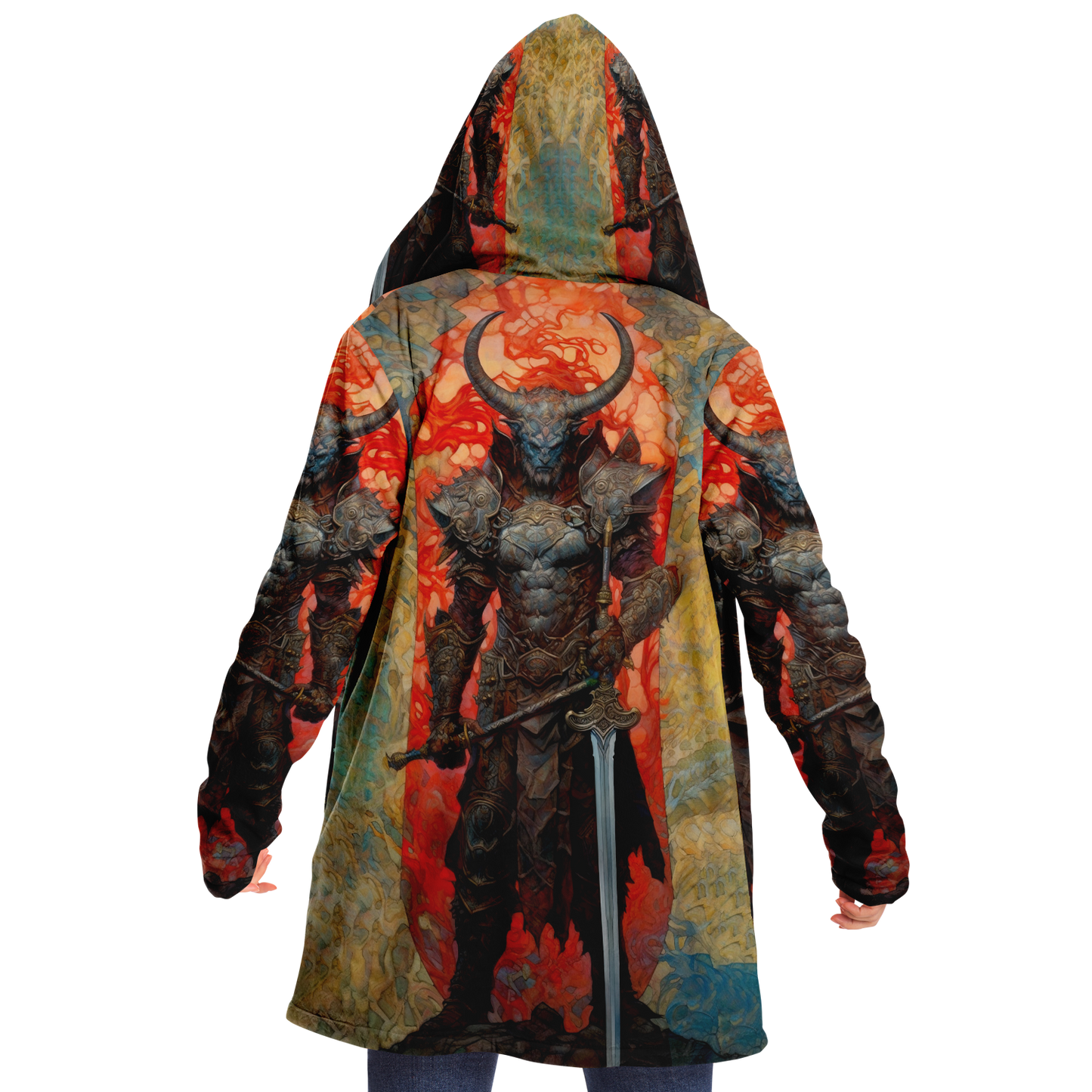 Minotaur Champion Microfleece Cloak