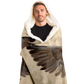 Winged Wildcat Hooded Blanket