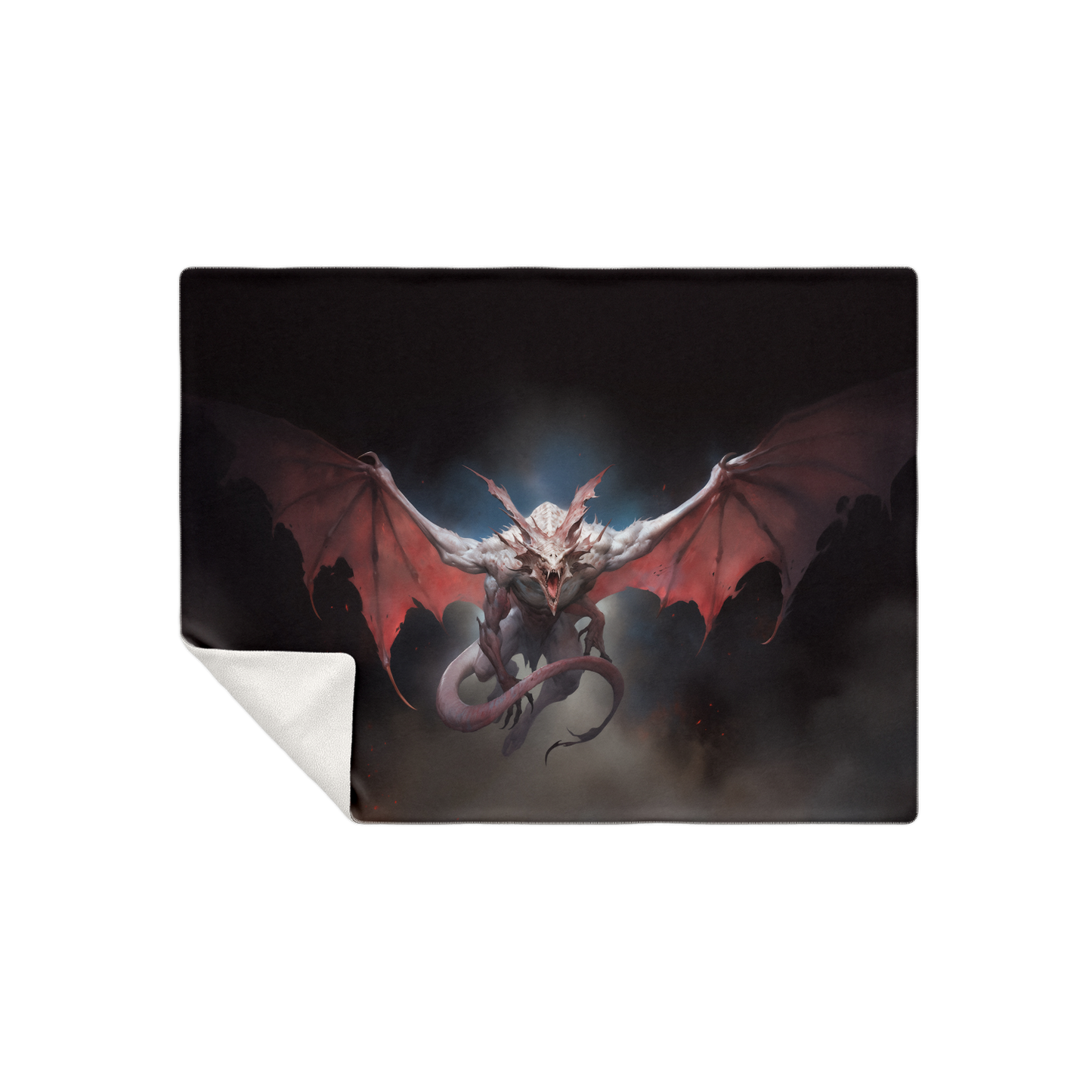 Winged Nightmare Premium Microfleece Blanket