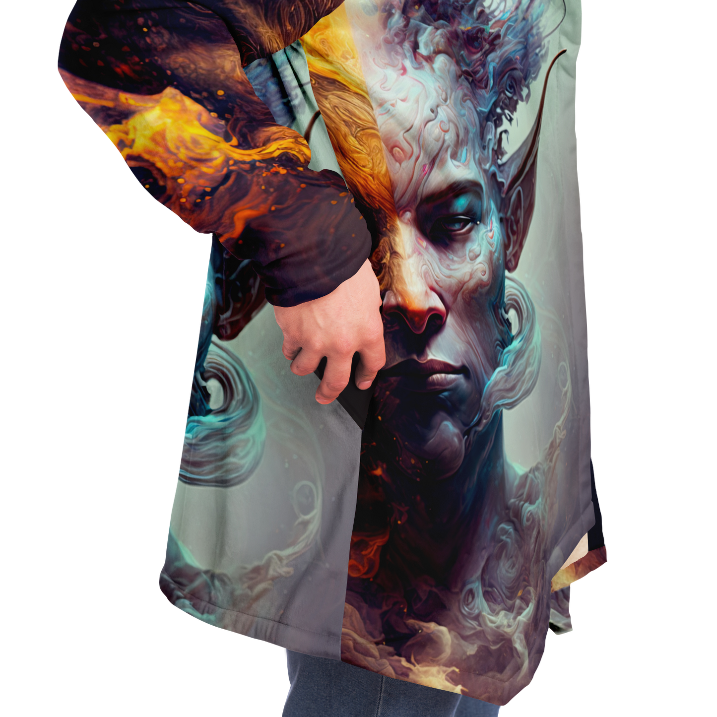 Minotaur Dreaming Microfleece Cloak