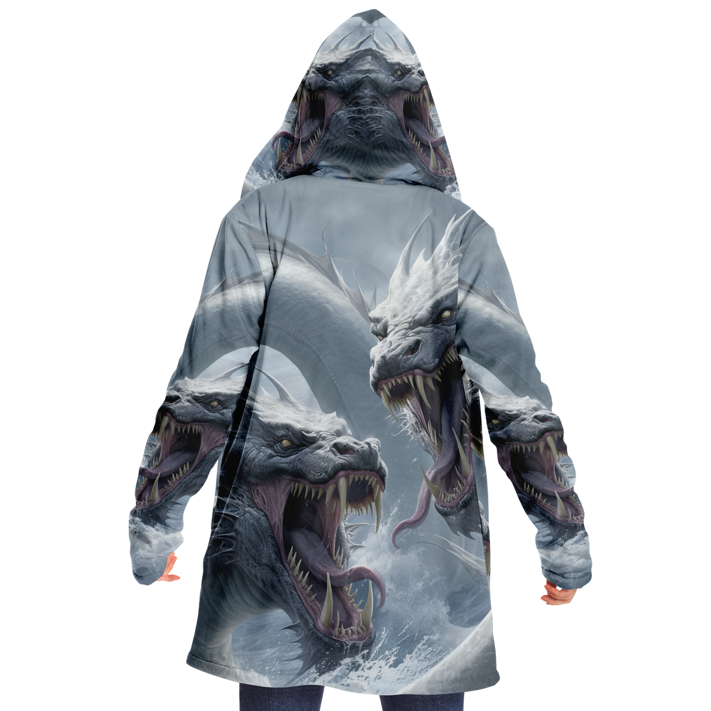 Hectic Hydra Microfleece Cloak - AOP