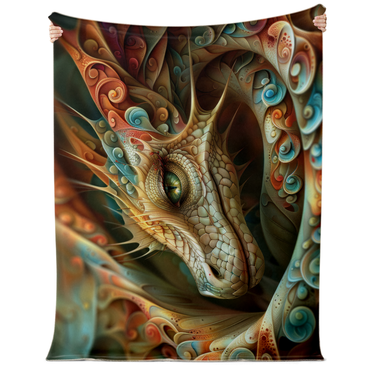 Premium Microfleece Spiralwyrm Blanket