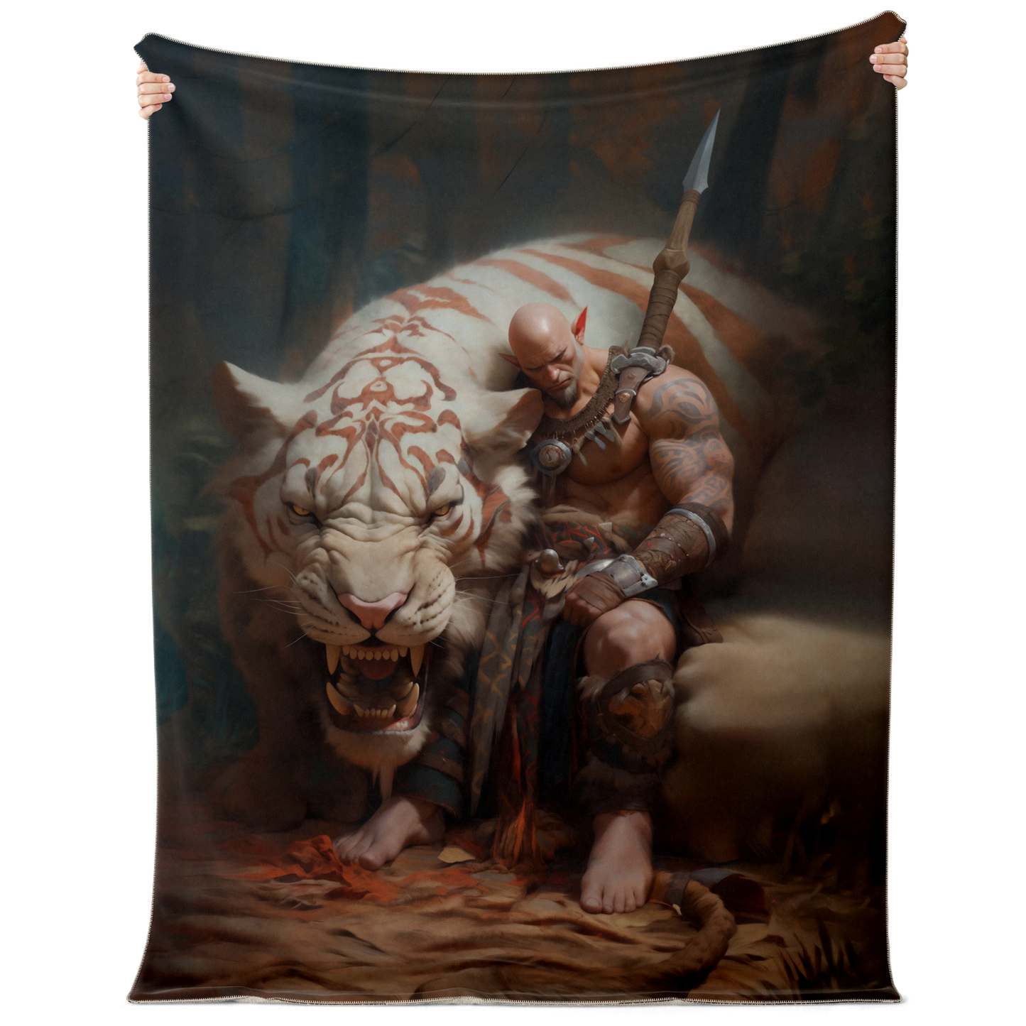 Tiger Scout Premium Microfleece Blanket