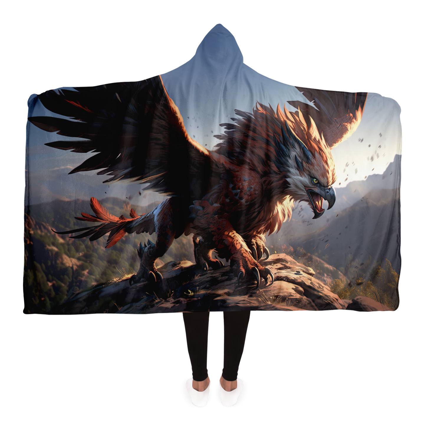 Griffon Touchdown Hooded Blanket