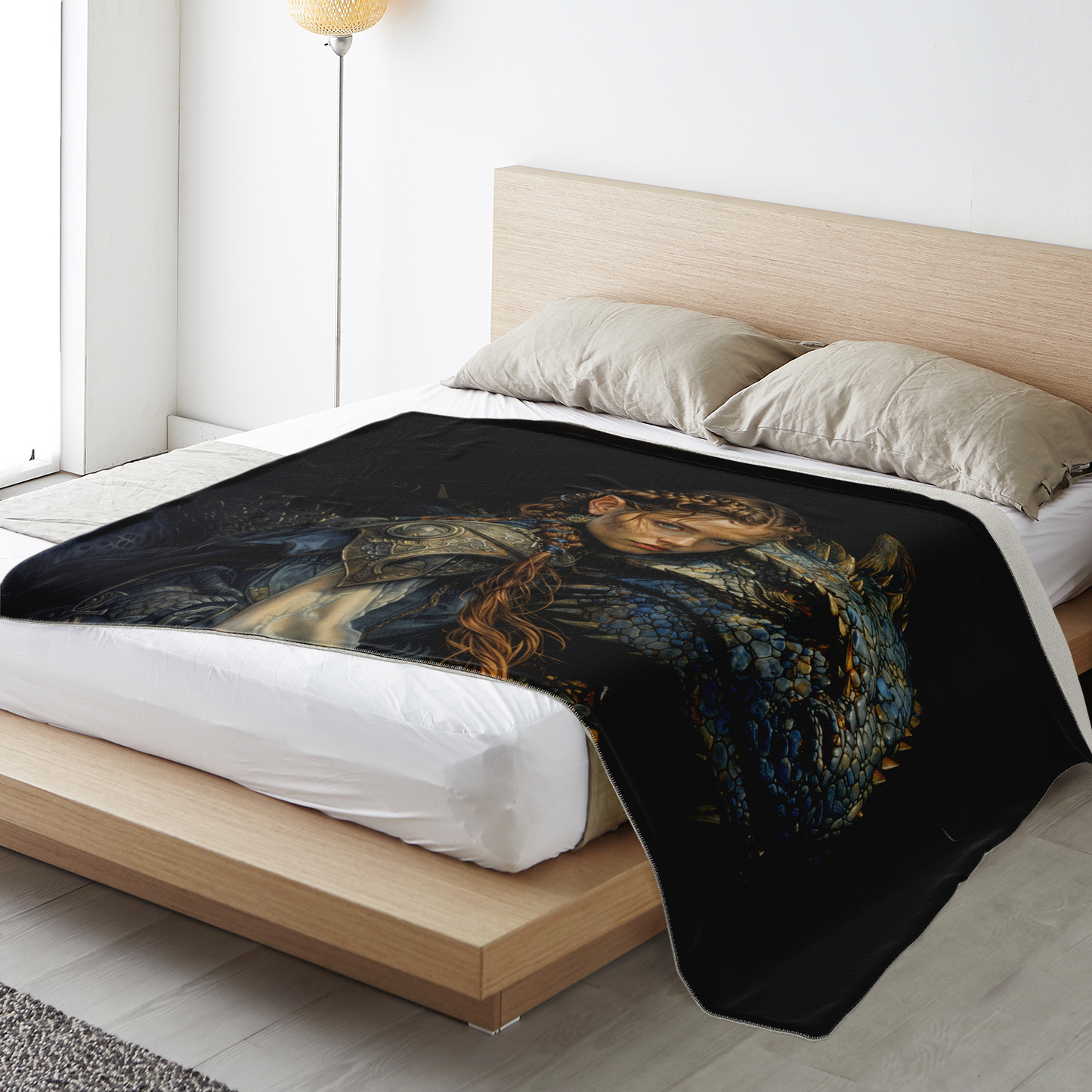 Bond Of The Dragonrider Premium Microfleece Blanket