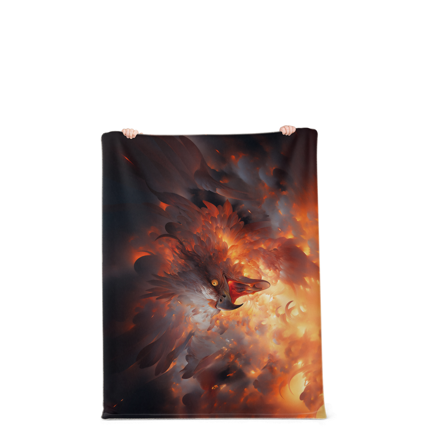 Phoenix Fury Premium Microfleece Blanket