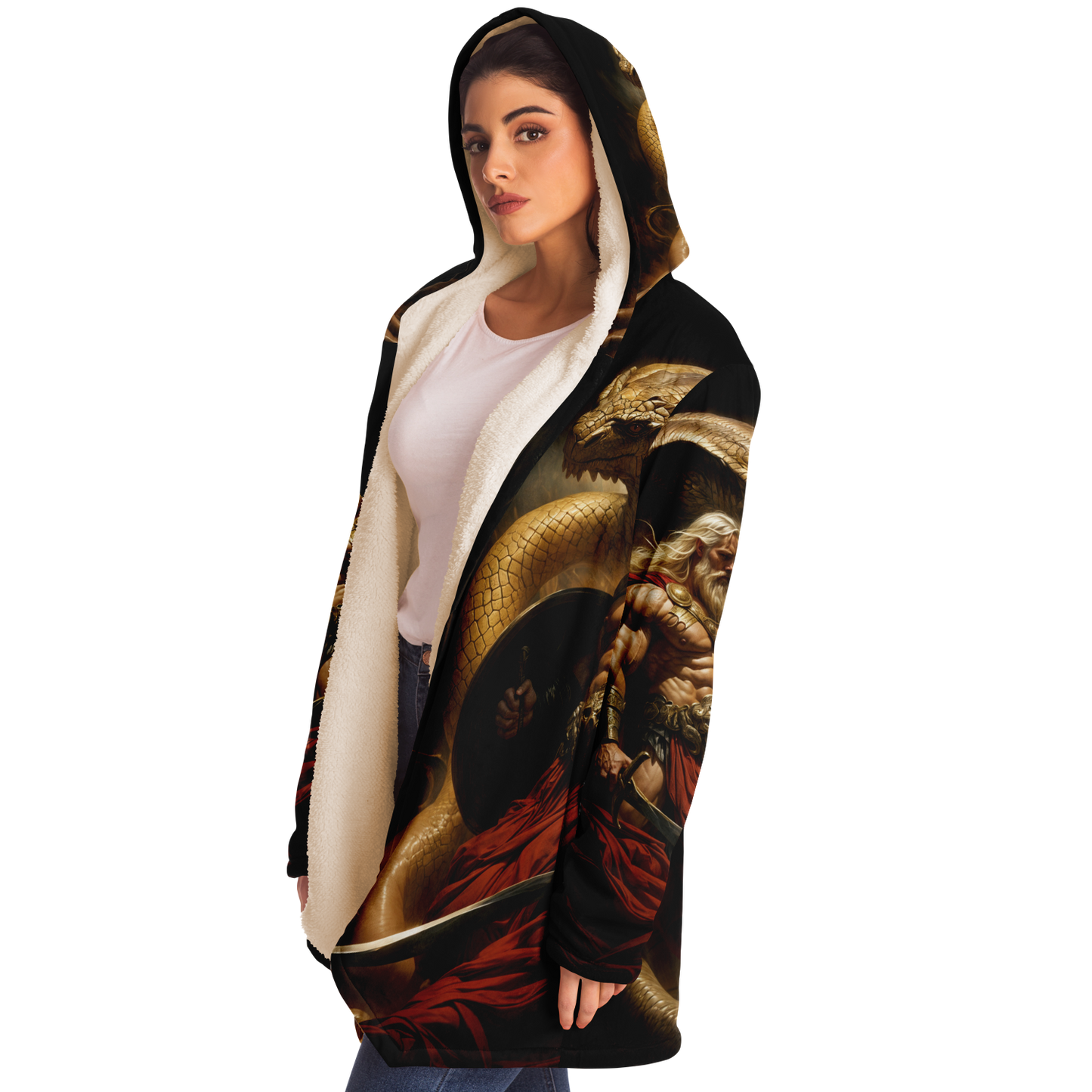 Serpent King Microfleece Cloak