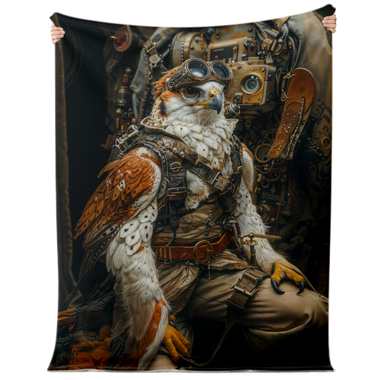 Time Pilot Falconeer Premium Microfleece Blanket