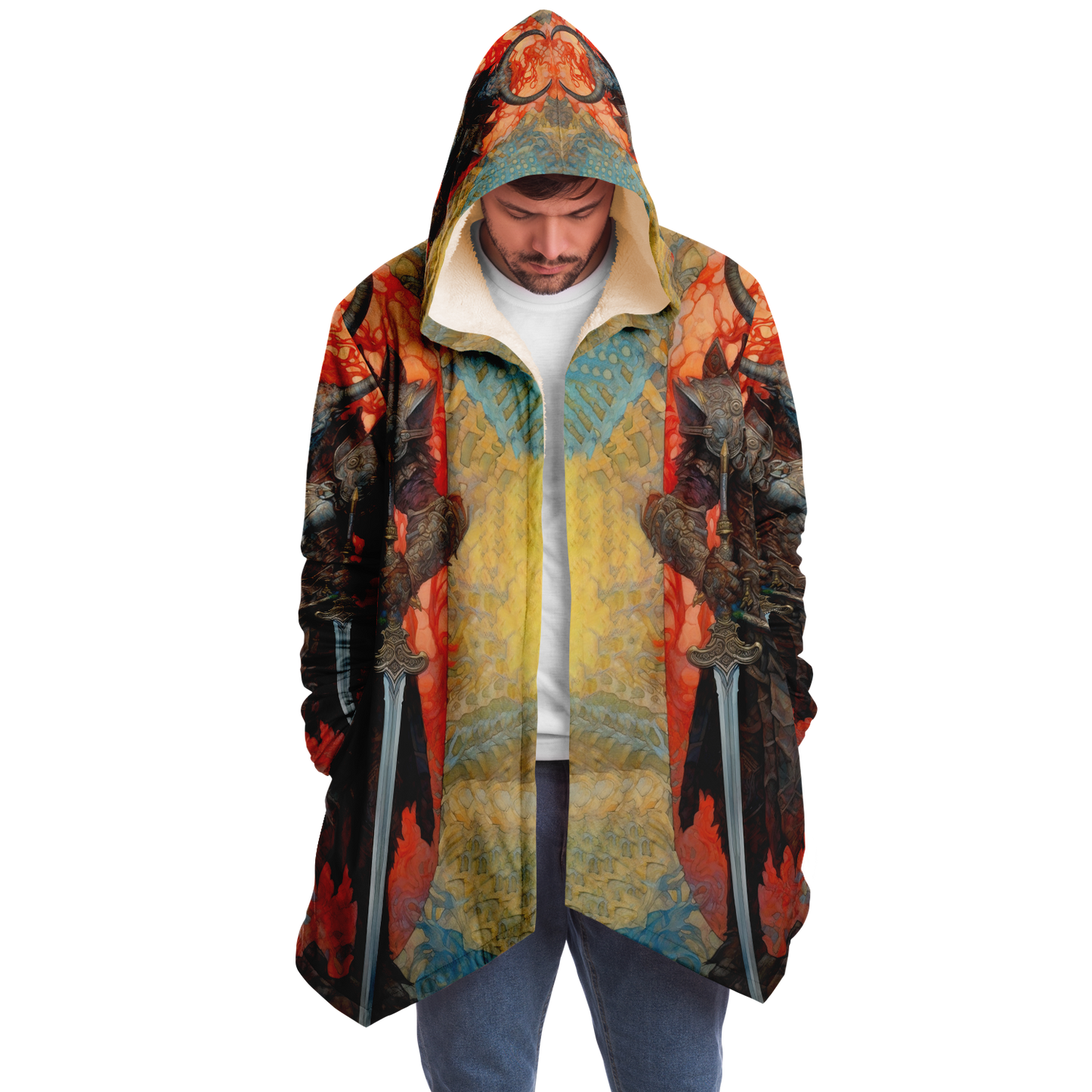 Minotaur Champion Microfleece Cloak