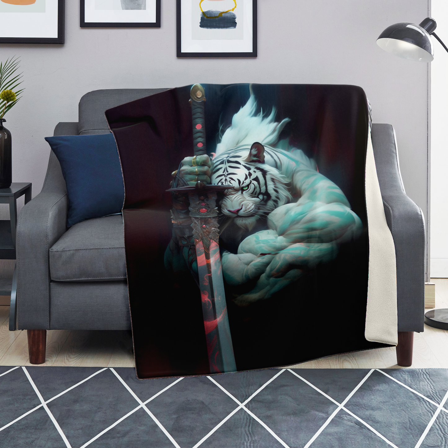 Premium Warriors Honor Microfleece Blanket