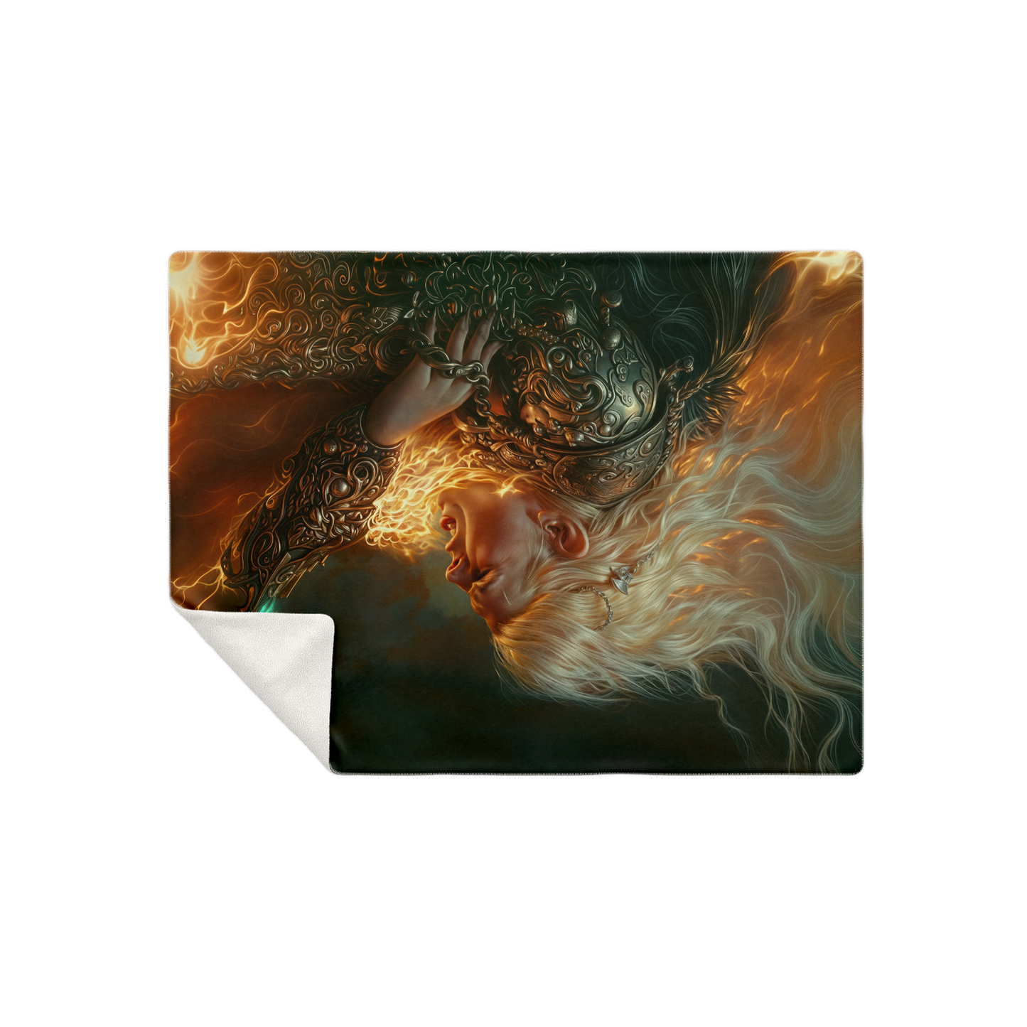 Fiery Choices Premium Microfleece Blanket