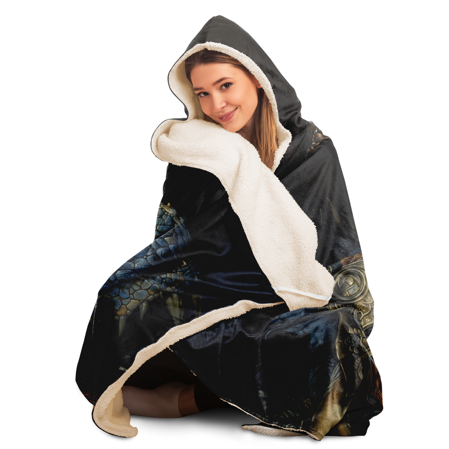 Bond Of The Dragonrider Hooded Blanket