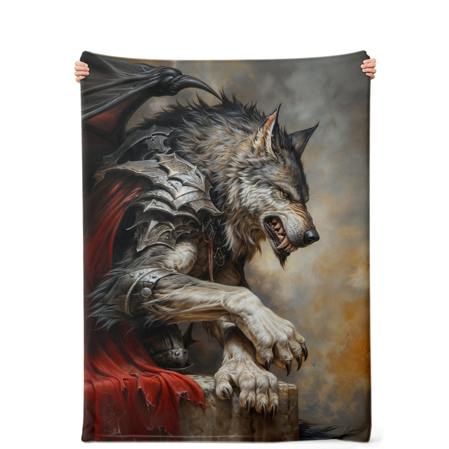 Dracowolf Premium Microfleece Blanket