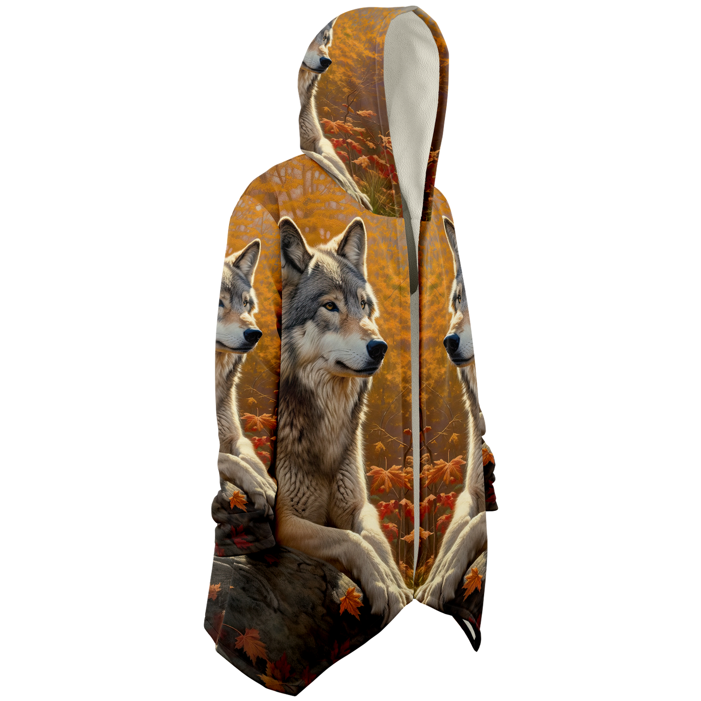 Watcher Wolf Microfleece Cloak