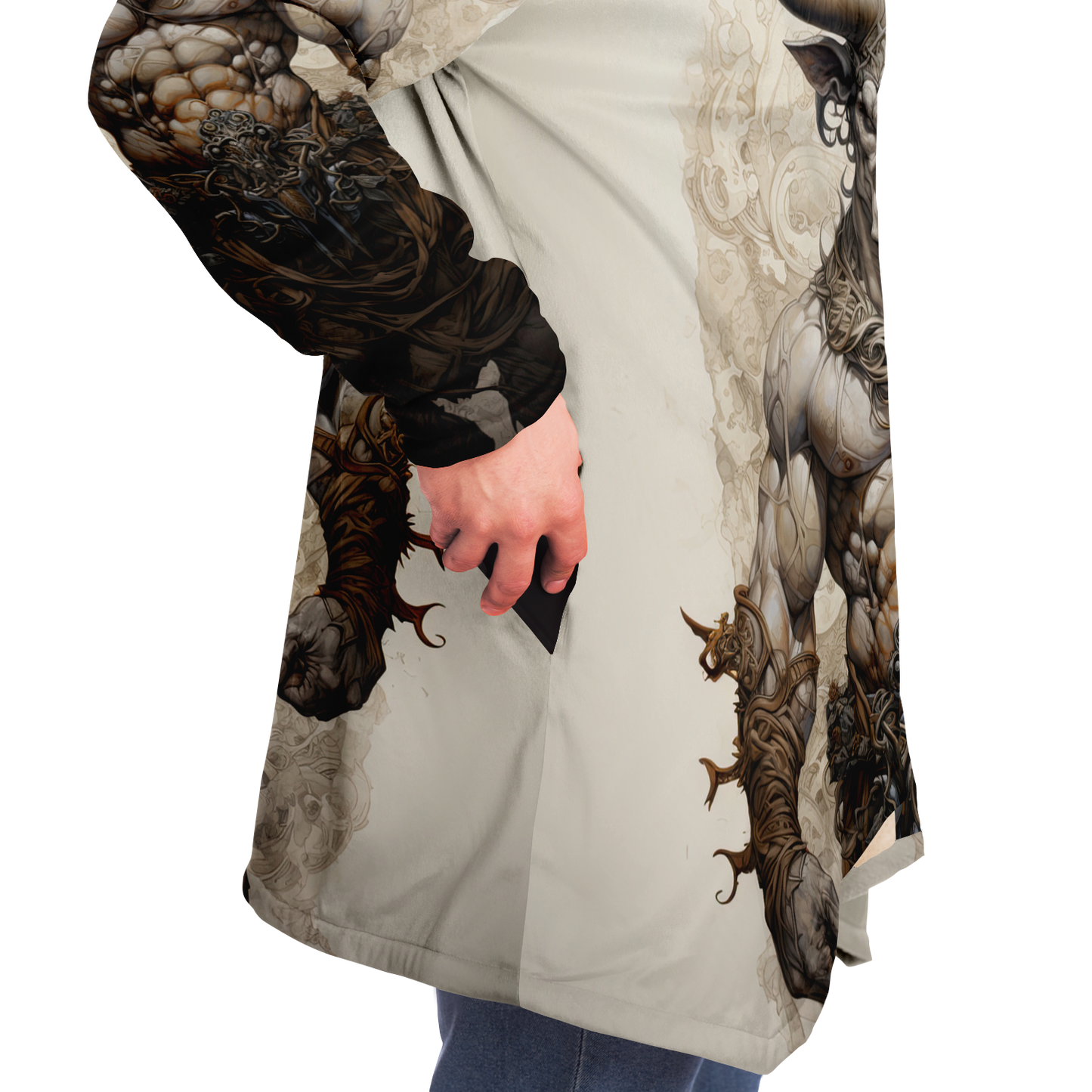 Minotaur Deity Microfleece Cloak