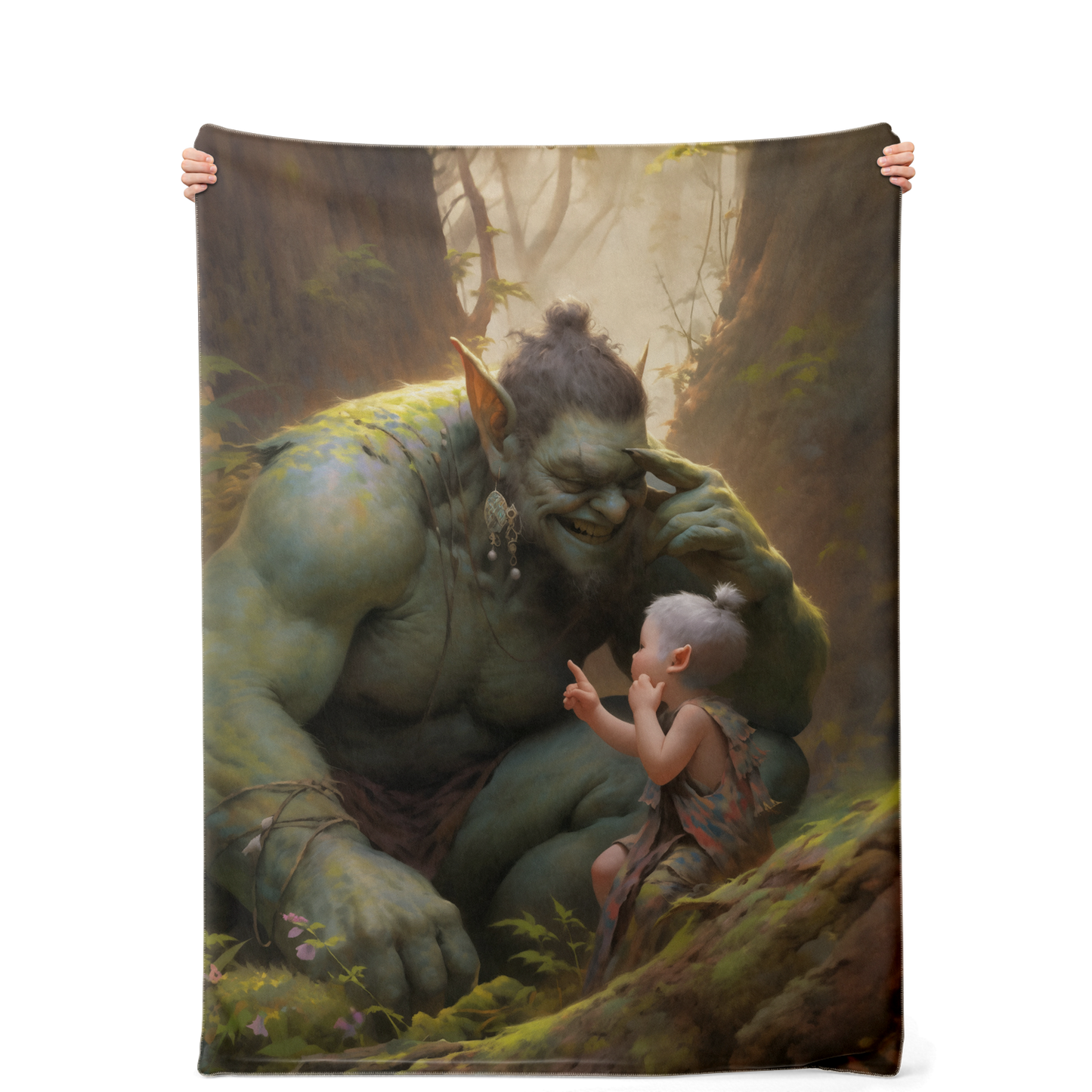 Thunderchuckle and Pixie Snicker Premium Microfleece Blanket