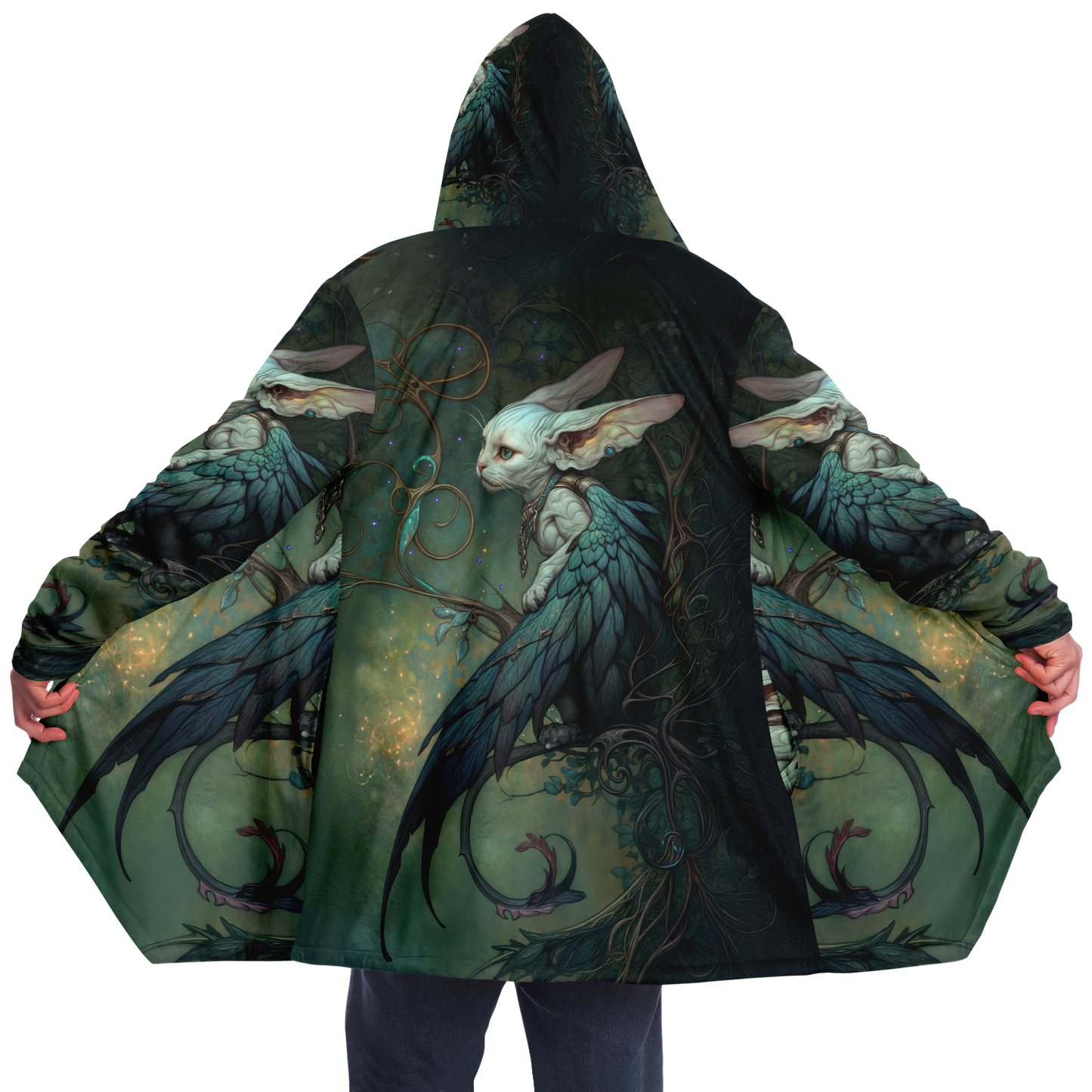 Dreamweaver’s Familiar Microfleece Cloak