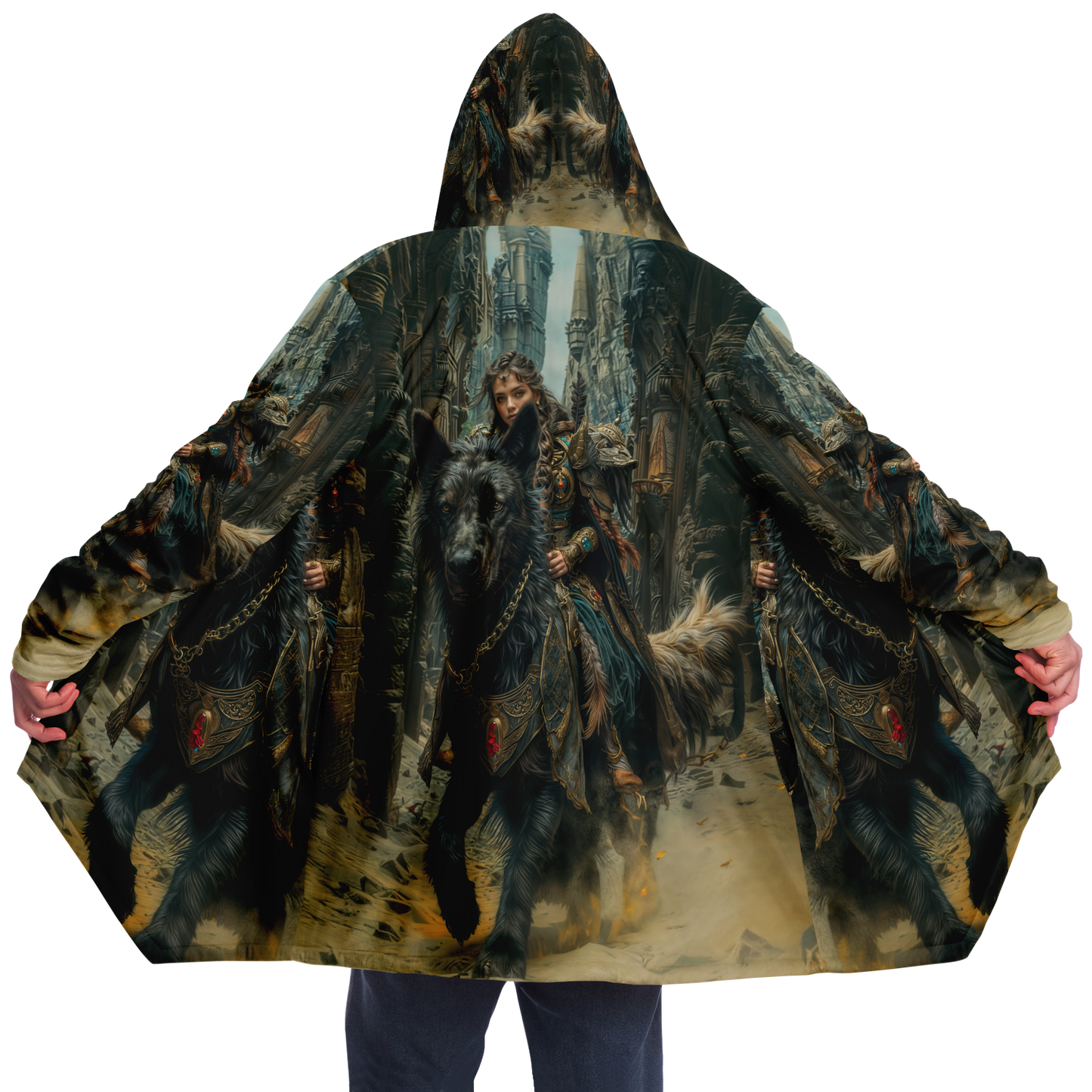 Midnight Rider Microfleece Cloak