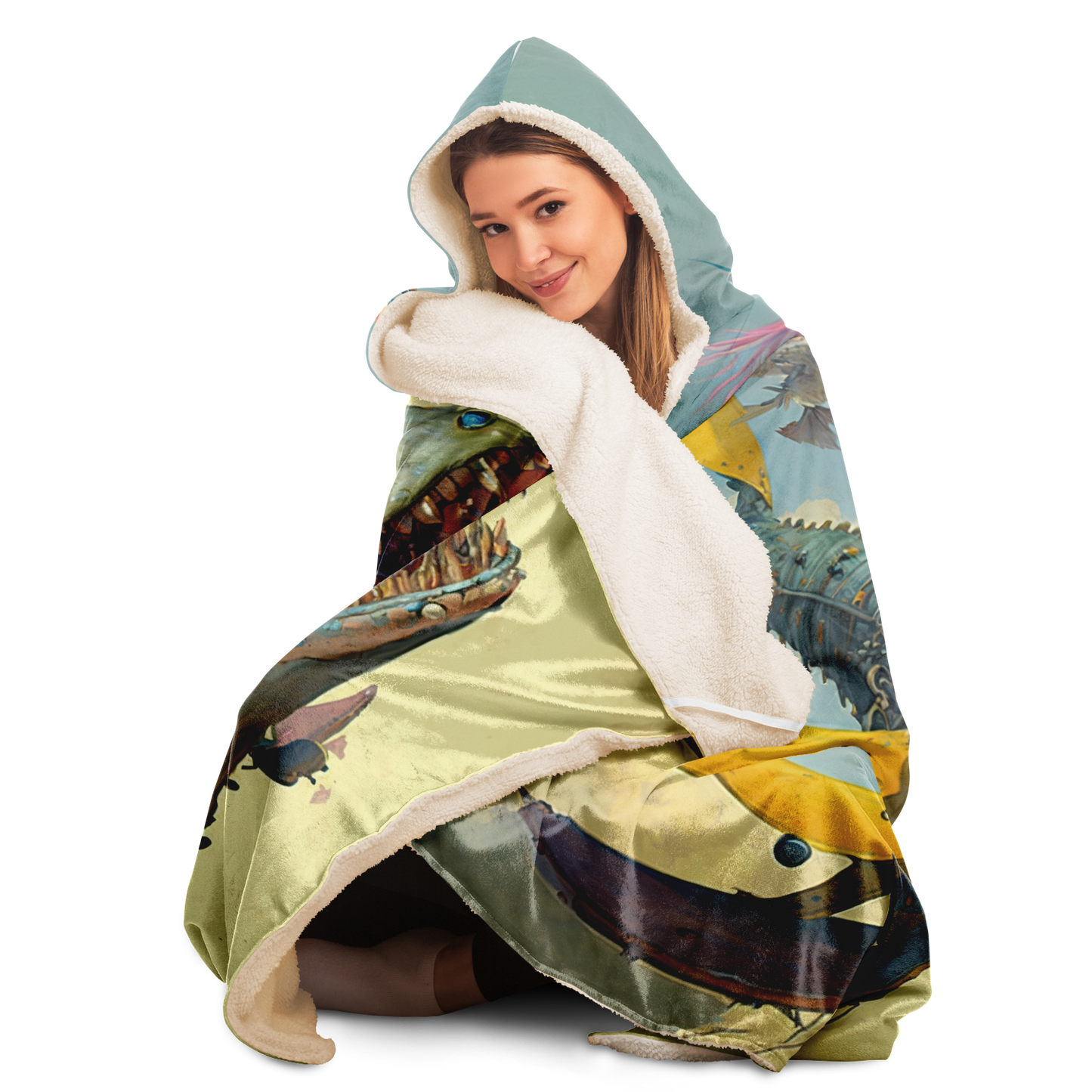 Junior Sky Pirate Hooded Blanket