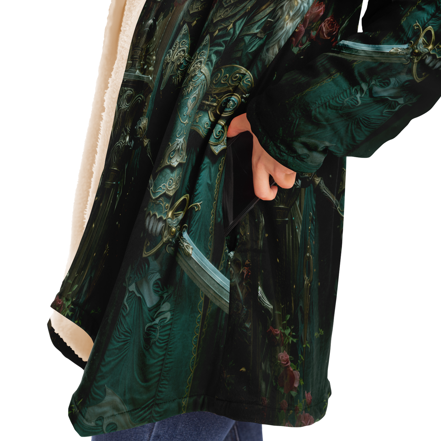 Valor In The Halls Of Kings Microfleece Cloak