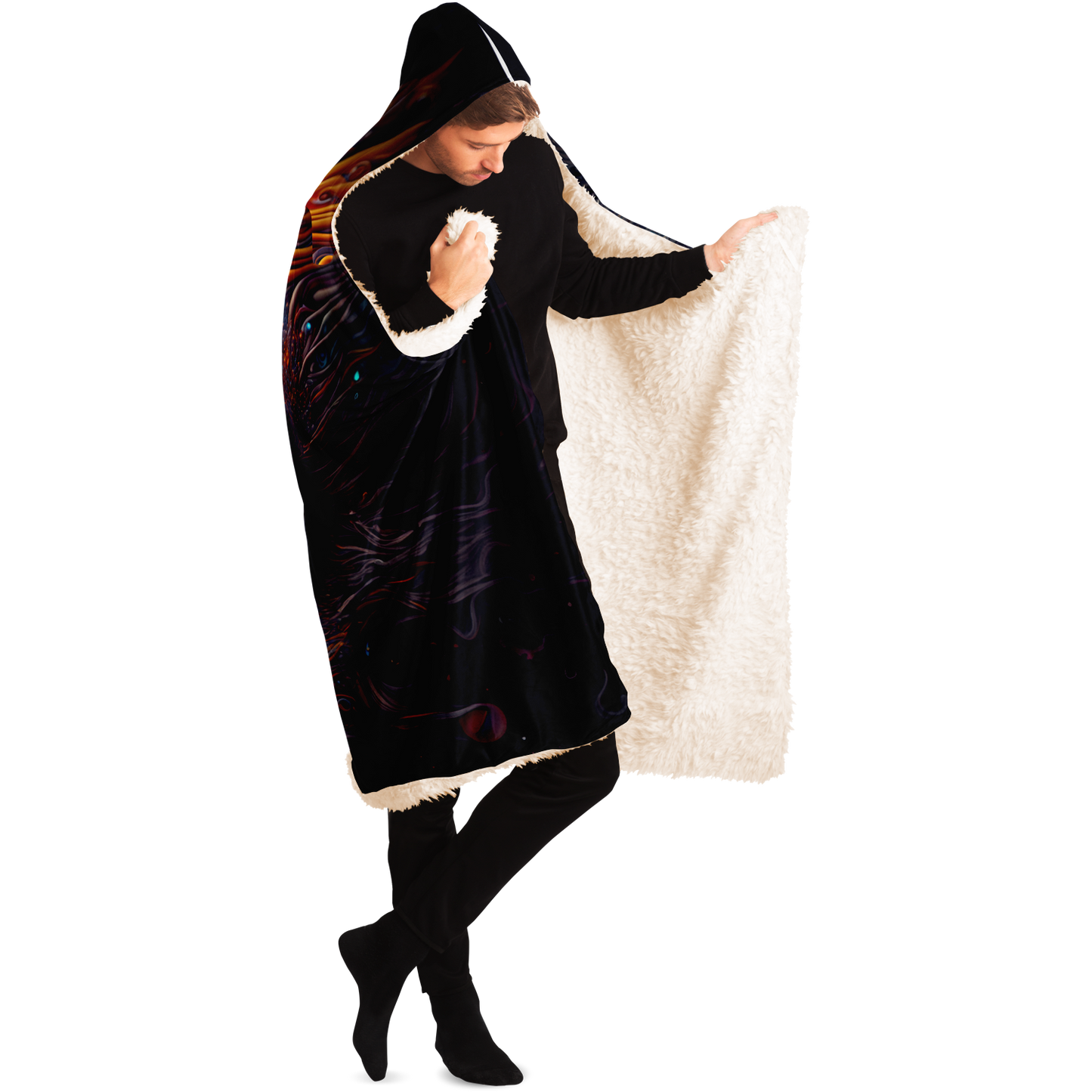 Liquid Dream Sight Hooded Festival Blanket