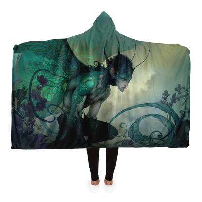 Silent Eyes Hooded Blanket