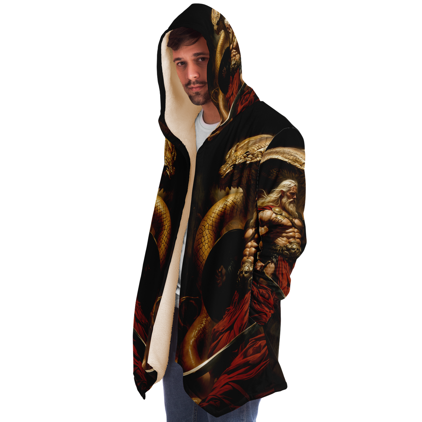 Serpent King Microfleece Cloak