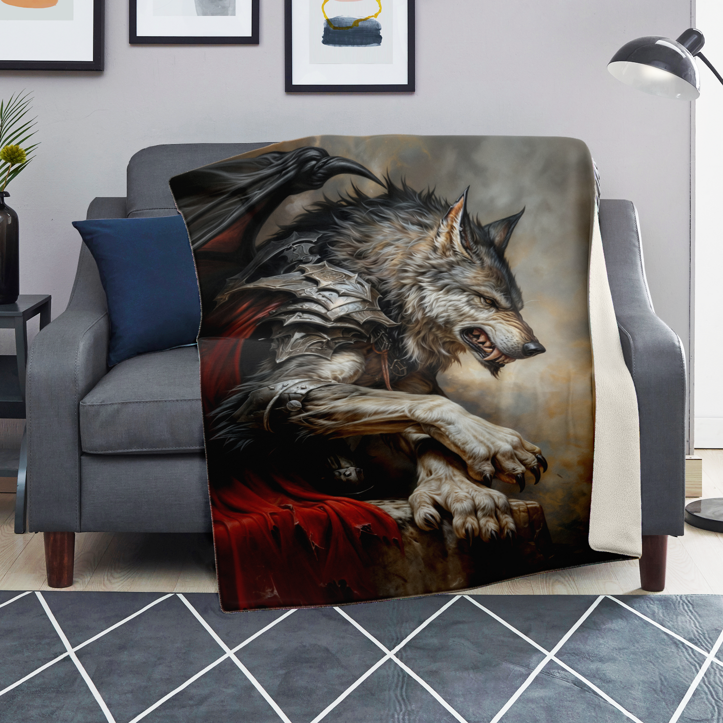 Dracowolf Premium Microfleece Blanket