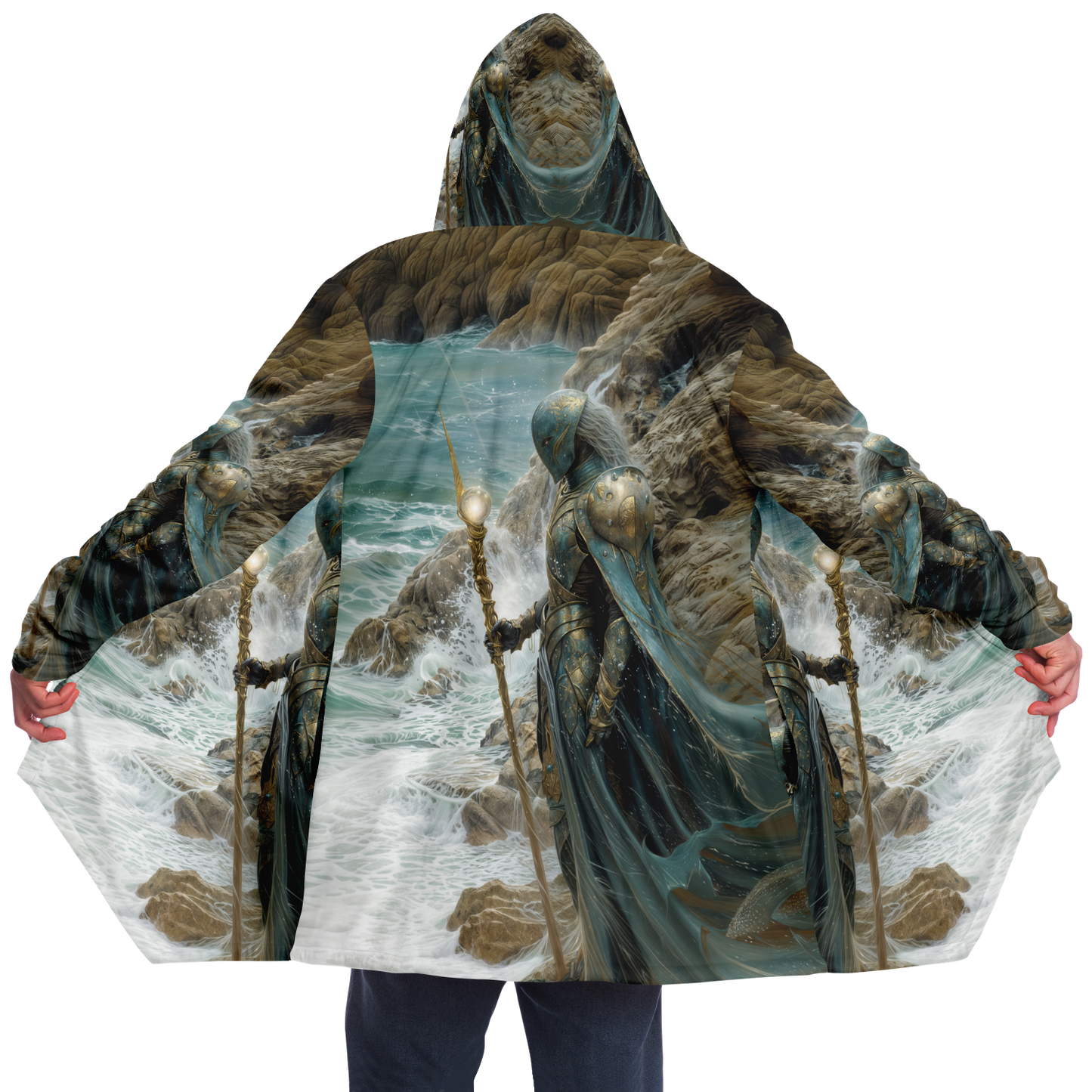 Atlantean Stormcaller Microfleece Cloak