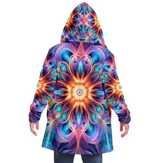 Opal Star Exploder Microfleece Festival Cloak