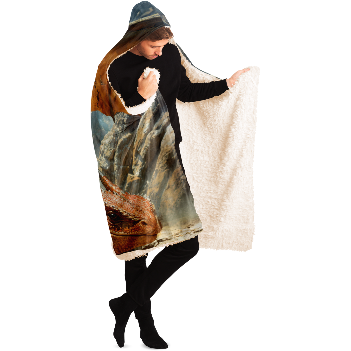 Here Comes Trouble Hooded Blanket