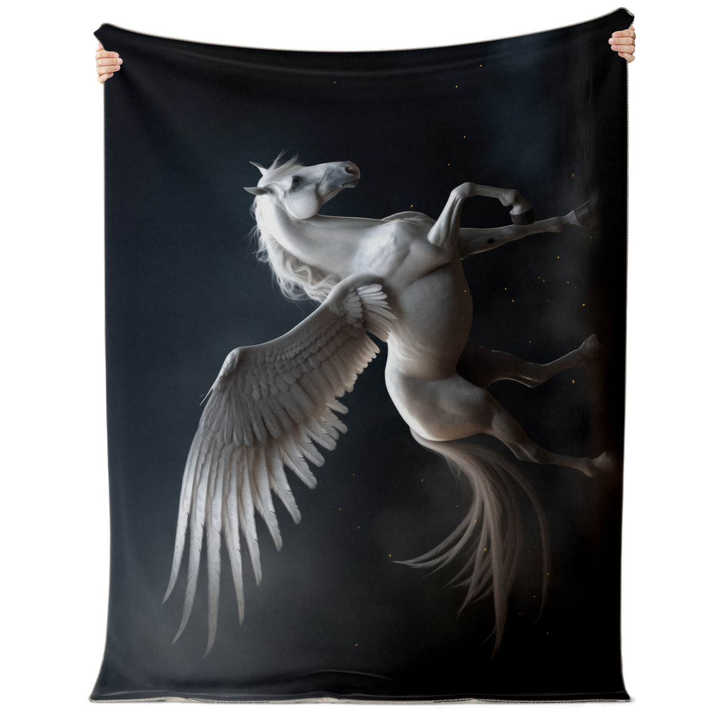 Ethereal Pegasus Premium Microfleece Blanket