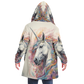 Fluro Unicorn Microfleece Cloak