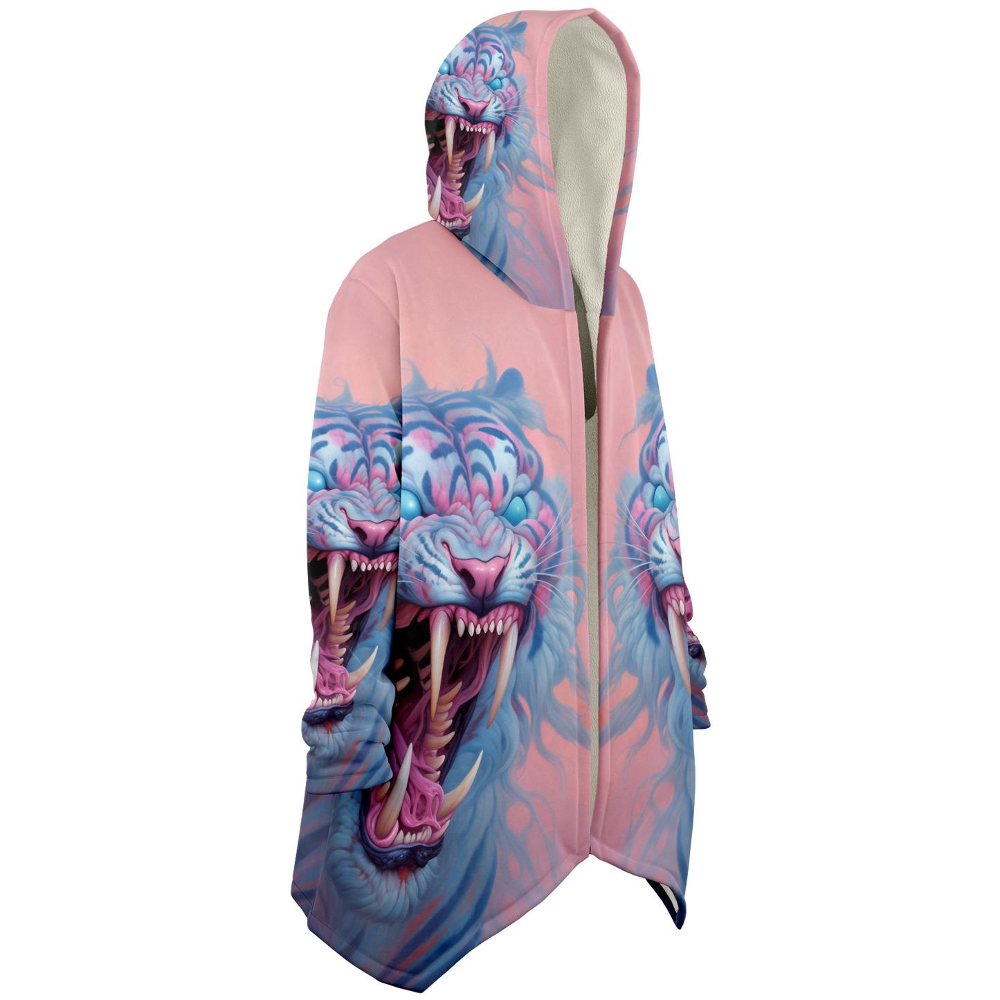 Demon Tiger Microfleece Cloak