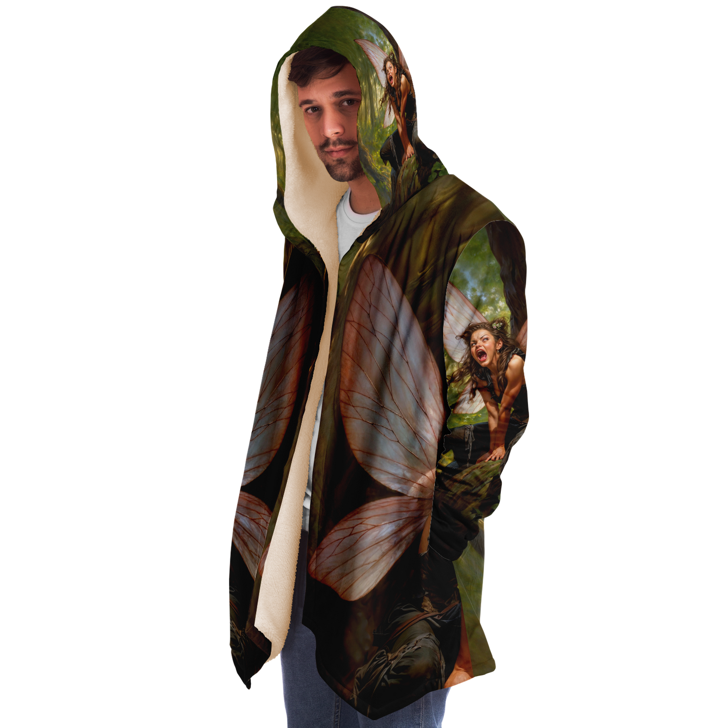 I Dont Care! Microfleece Cloak