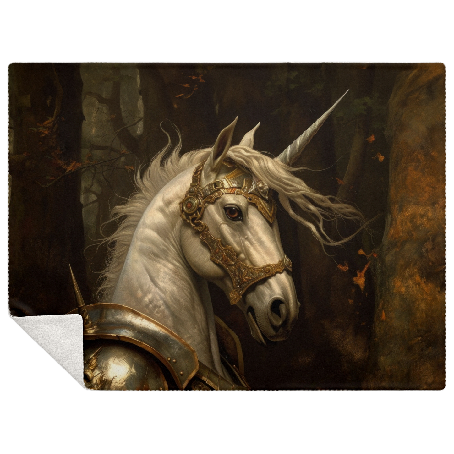 Sir Hornblade Sentinal Premium Microfleece Blanket