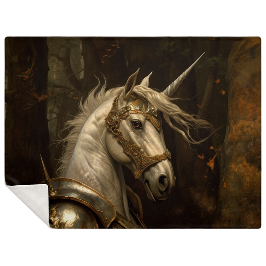 Sir Hornblade Sentinal Premium Microfleece Blanket