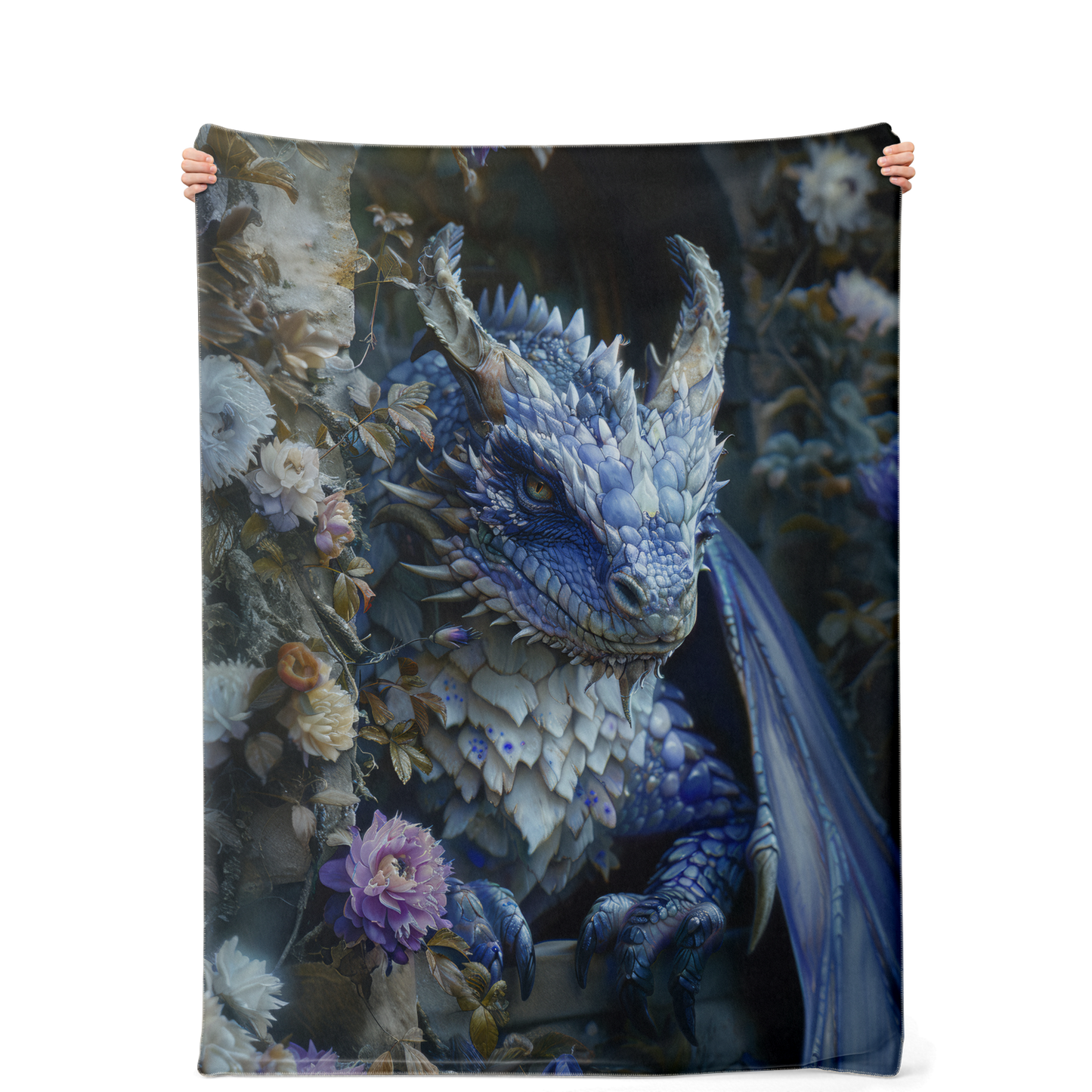 Petalwings Perch Premium Microfleece Blanket