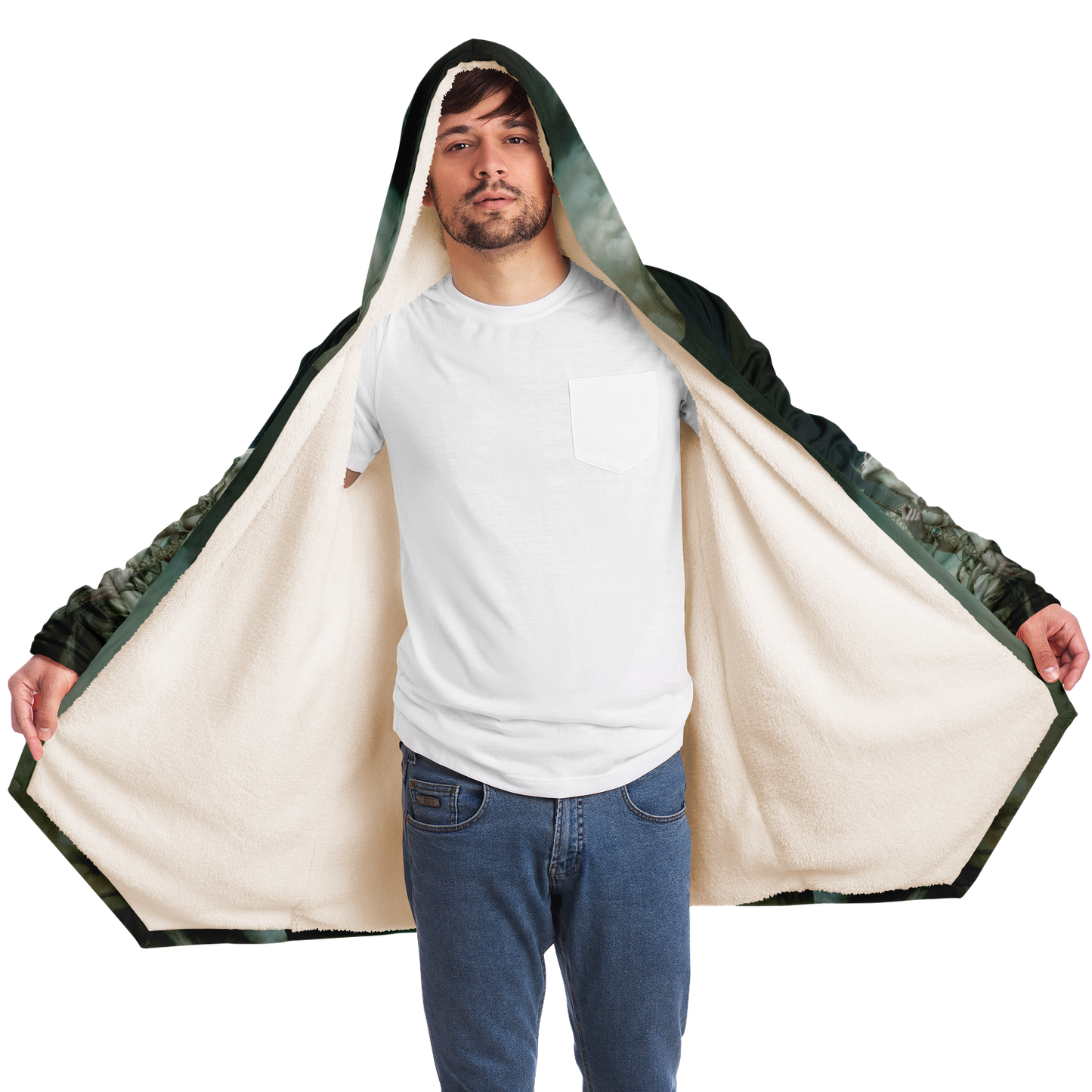 The Eternal Moons Celestial Warrior Microfleece Cloak