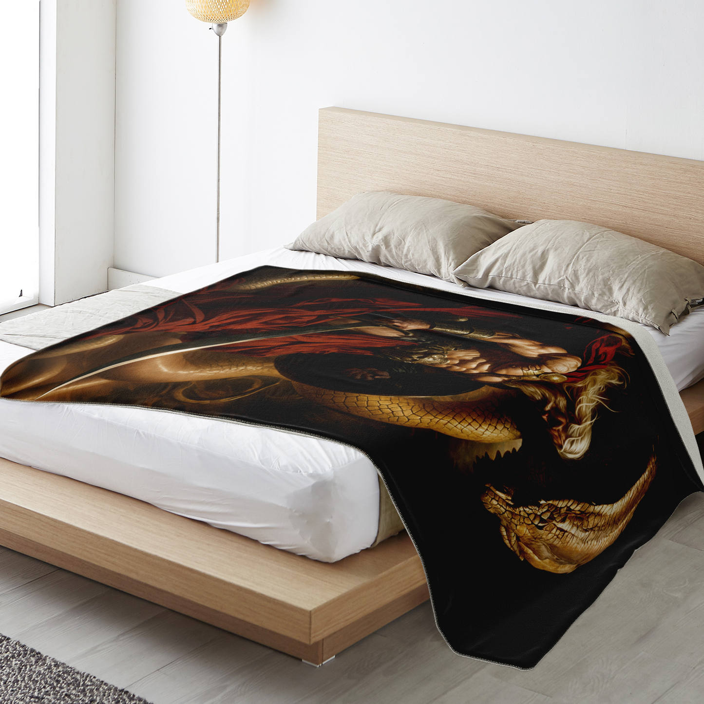 Serpent King Premium Microfleece Blanket