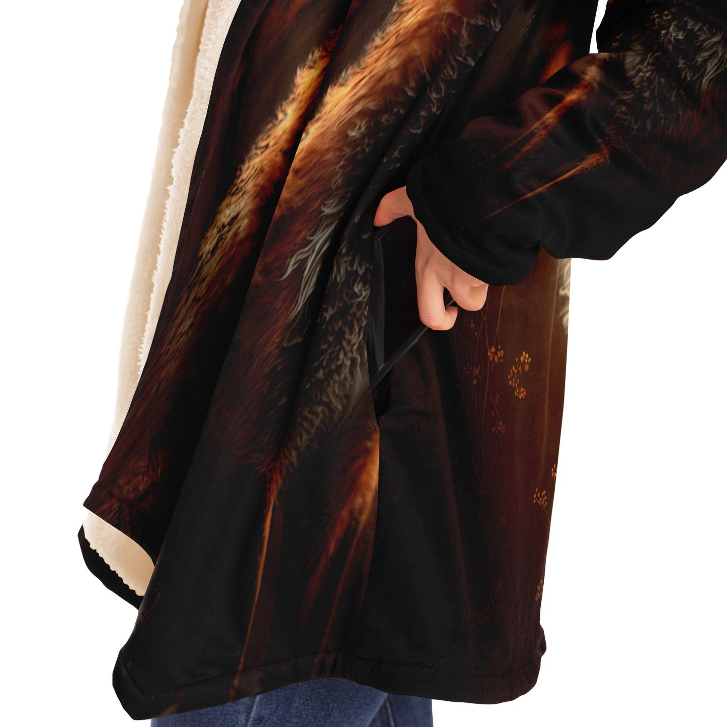 Wistful Fox Microfleece Cloak