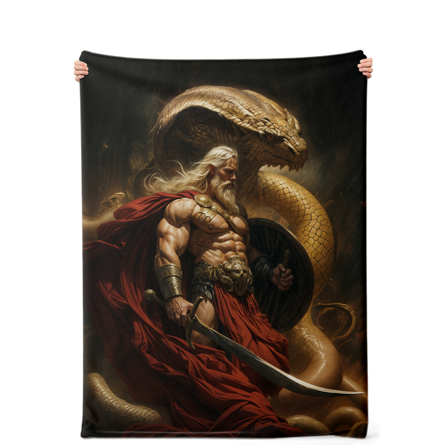 Serpent King Premium Microfleece Blanket